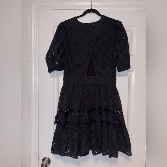 Maje Rayanette A Line Eyelet Dress EU 42 US XL - Picture 12 of 15